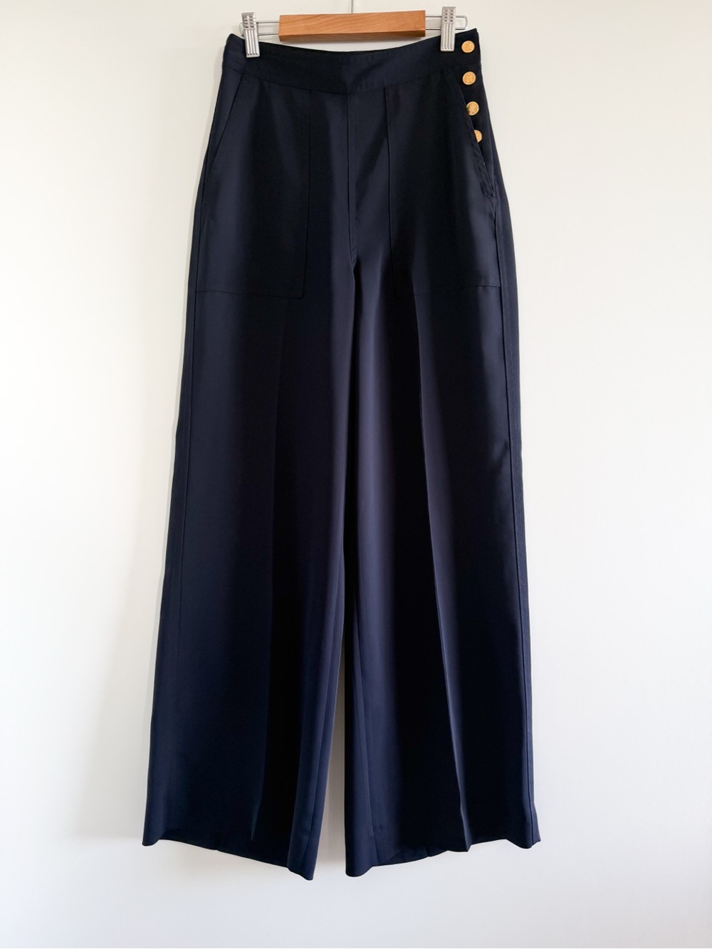 Ralph Lauren NWOT Wide Leg Trousers (Navy)
